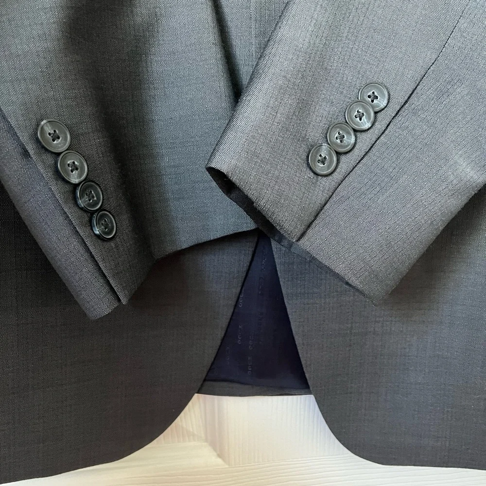 Hugo Boss Wool Blazer Sport Coat Gray 38R - Picture 6 of 9